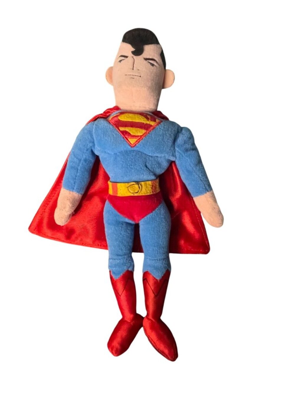 Vintage 1998 Superman bean bag Superman Plush Doll Red Cape 12-Inch Collectible